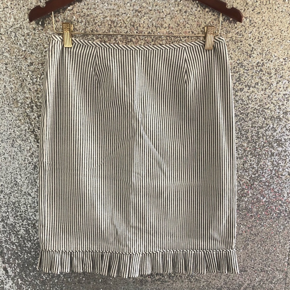 Willi Smith Striped Skirt—Size 6